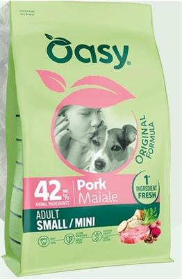 OASY DOG ORIGINAL ADULT SMALL/MINI MAIALE KG 2
