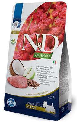 ND DOG QUINOA MINI SENIOR AGNELLO/MELA/COCCCO KG 1,5