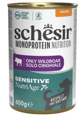SCHESIR DOG MONO NUTRIAGE 7+ CINGHIALE GR 400 PATE'