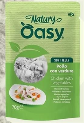 OASY CAT NATURY BUSTE POLLO/VERDURE 24 X GR 70