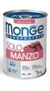 MONGE DOG SOLO MANZO GR 400