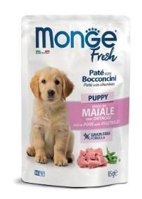 MONGE DOG FRESH BUSTE PUPPY & JUNIOR MAIALE/ORTAGGI 28 X GR 85