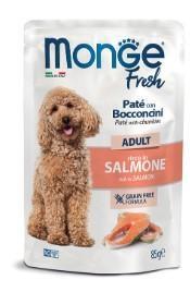 MONGE DOG FRESH BUSTE SALMONE 28 X GR 85