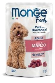 MONGE DOG FRESH BUSTE MANZO 28 X GR 85