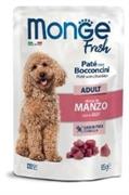 MONGE DOG FRESH BUSTE MANZO 28 X GR 85