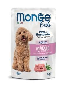 MONGE DOG FRESH BUSTE MAIALE/ORTAGGI 28 X GR 85