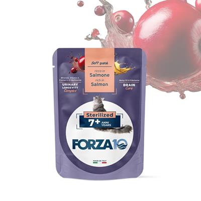 FORZA 10 CAT 7+ STERILIZED SALMONE BUSTE 24 X GR 80