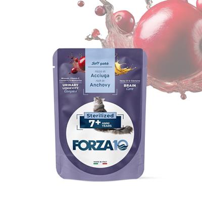 FORZA 10 CAT 7+ STERILIZED ACCIUGHE BUSTE 24 X GR 80