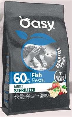 OASY CAT GRAIN FREE STERILIZED PESCE GR 300