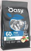 OASY CAT GRAIN FREE STERILIZED PESCE KG 1,5