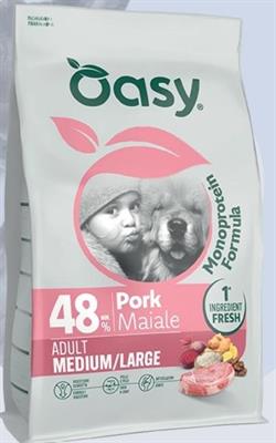 OASY DOG MONO MEDIUM/LARGE MAIALE KG 2