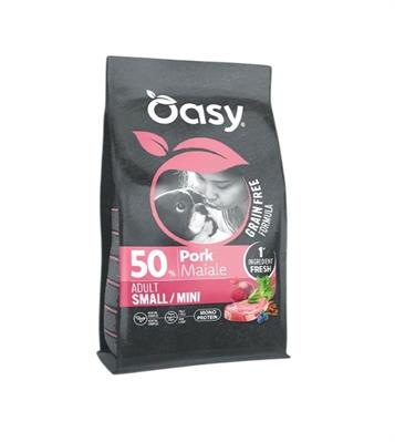 OASY DOG GRAIN FREE SMALL/MINI MAIALE GR 800