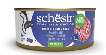 SCHESIR CAT TONNO/FILETTI MANZO GR 140
