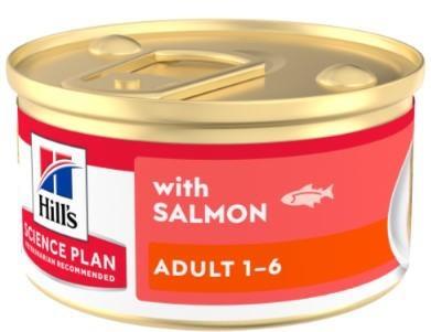 HILL'S CAT MOUSSE SALMONE GR 85
