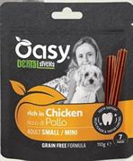 OASY DOG GRAIN FREE DENTAL STICKS SMALL/MINI POLLO GR 110