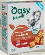 OASY DOG SNACK BISCOTTI PUPPY SMALL/MINI AGNELLO GR 250