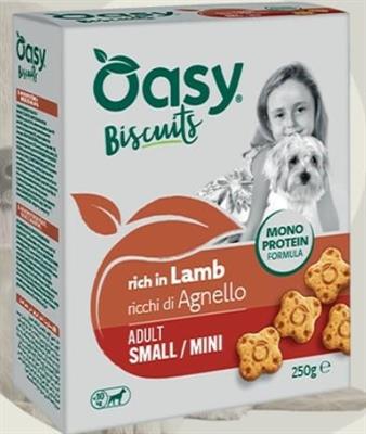 OASY DOG SNACK BISCOTTI SMALL/MINI AGNELLO GR 250