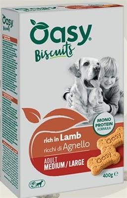 OASY DOG SNACK BISCOTTI MEDIUM/LARGE AGNELLO GR 400