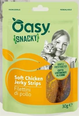 OASY CAT SNACK FILETTINI DI POLLO GR 30