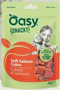 OASY CAT SNACK CUBETTI DI SALMONE GR 30