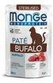 MONGE CAT BUSTE MONO PATE' STERILIZED BUFALO 28 X GR 85