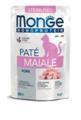 MONGE CAT BUSTE MONO PATE' STERILIZED MAIALE 28 X GR 85