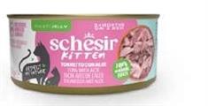 SCHESIR CAT JELLY KITTEN TONNO/ALOE GR 140