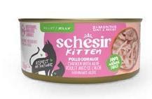 SCHESIR CAT JELLY KITTEN POLLO/ALOE GR 140