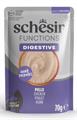 SCHESIR CAT BUSTE DIGESTIVE POLLO 12 X GR 70 MOUSSE