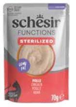 SCHESIR CAT BUSTE STERILIZED POLLO 12 X GR 70 MOUSSE