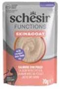SCHESIR CAT BUSTE SKIN&COAT SALMONE/POLLO 12 X GR 70 MOUSSE