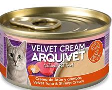 ARQUIVET CAT VELVET CREAM TONNO/GAMBERI GR 80
