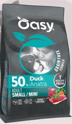 OASY DOG GRAIN FREE SMALL/MINI ANATRA KG 2