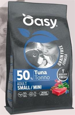 OASY DOG GRAIN FREE SMALL/MINI TONNO KG 2