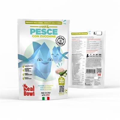 REAL BOWL BUSTA PESCE SENZA CEREALI GR 400