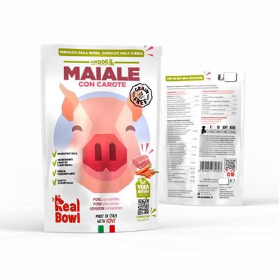 REAL BOWL BUSTA MAIALE SENZA CEREALI GR 400