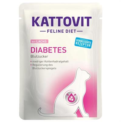 KATTOVIT BUSTE DIABETIC SALMONE 24 X GR 85