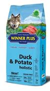 WINNER PLUS HOLISTIC ANATRA/PATATE GRAIN FREE KG 12