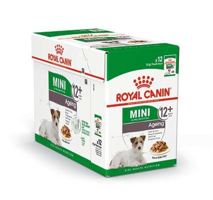 MINI AGEING 12+  ROYAL CANIN BUSTE 12 X GR 85