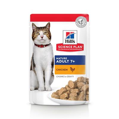 HILL'S CAT BUSTE SENIOR POLLO 12 X GR 85